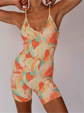 Skatie Sydne Bodysuit- Sunset Size Medium